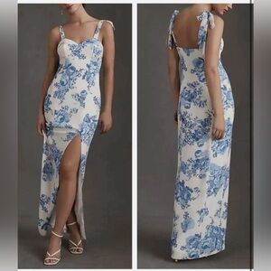 BHLDN Antonia Georgette Maxi Dress